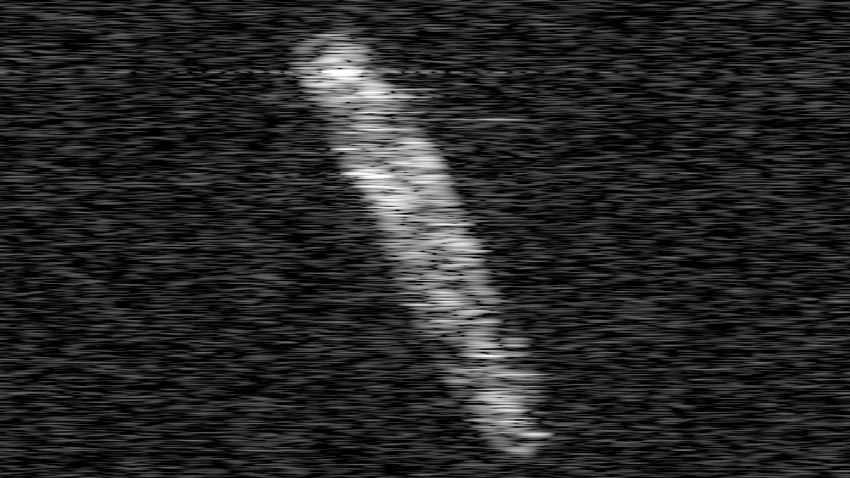 Ship at anchor, X-band spotlight, 0.25 s
